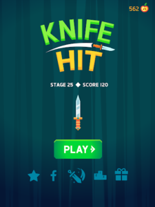 Knife hit